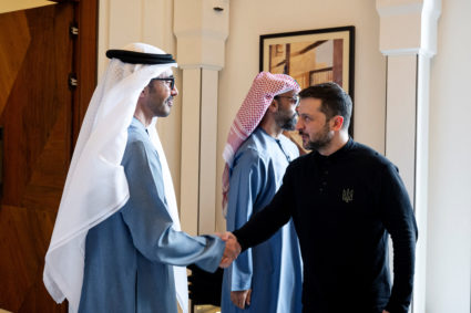 Ukraine's President Zelenskyy travels to United Arab Emirates as momentum grows for peace talks