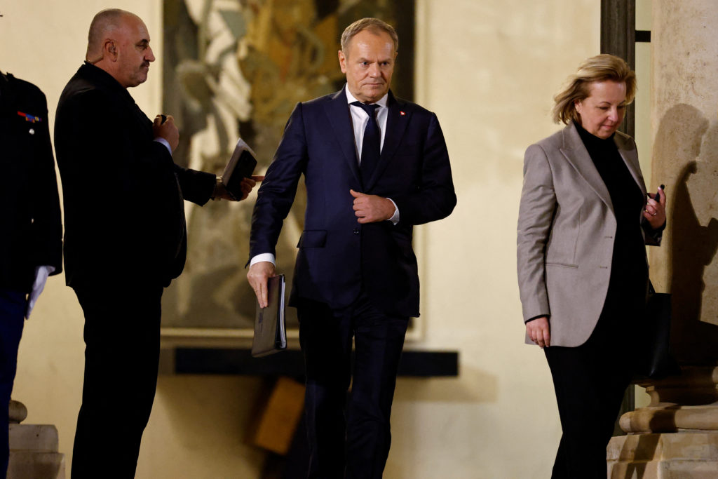 French President Macron hosts a meeting of European leaders on Ukraine in Paris