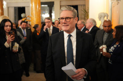 UK Prime Minister Keir Starmer Travels To Washington