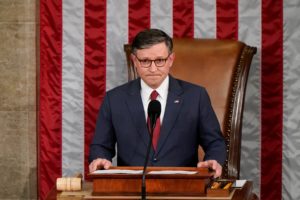 U.S. representatives gather to vote for their new Speaker of the House on the first day of the new Congress at the U.S. Ca...