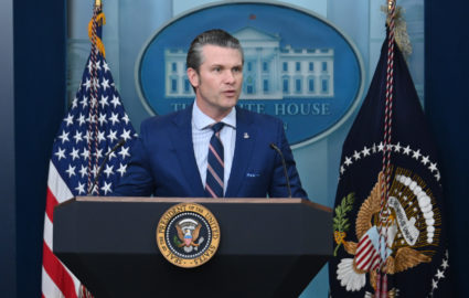 U.S. President Donald Trump Holds Press Conference On Deadly Plane Crash