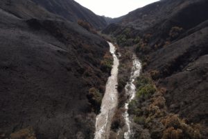 Mudslides in Southern California