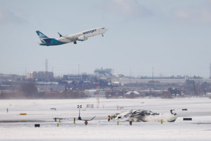 Plane crash at Toronto Pearson International Airport in Mississauga, Ontario