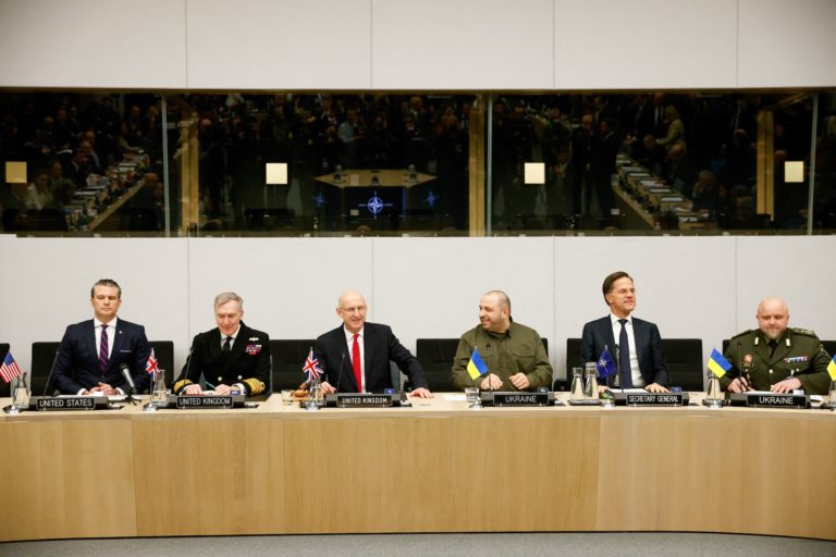 Eve of NATO defence ministers' meeting at the alliance's headquarters in Brussels