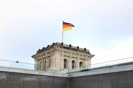 Session of the lower house of parliament Bundestag
