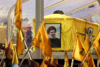 Thousands attend funeral of Hassan Nasrallah, longtime Hezbollah leader killed by Israel