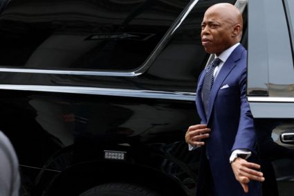 Hearing on the Justice Department's motion to dismiss federal corruption charges against Mayor Adams, in New York City