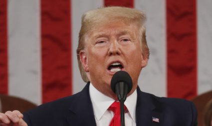 U.S. President Trump delivers State of the Union address at the U.S. Capitol in Washington