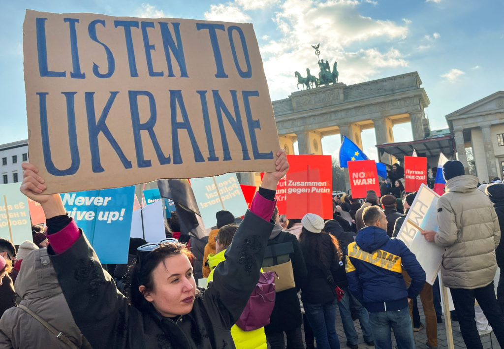 Pro-Ukraine demonstration in Berlin
