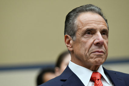 FILE PHOTO: Former New York governor Andrew Cuomo testifies on Capitol Hill