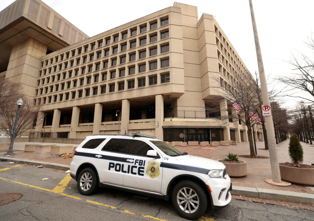 FILE PHOTO: The FBI building in Washington