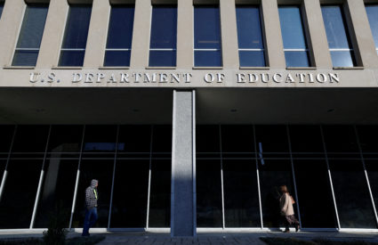 FILE PHOTO: The Department of Education in Washington