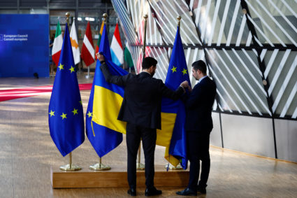 EU leaders hold emergency summit on Ukraine aid and their own security as U.S. support wanes