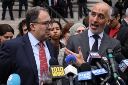 Court hearing following the arrest of Mahmoud Khalil, in Manhattan, New York City