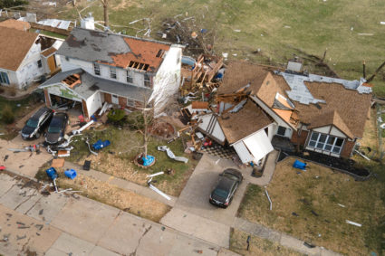 At least 26 people killed as massive storm sweeping the U.S. spawns tornadoes and fires