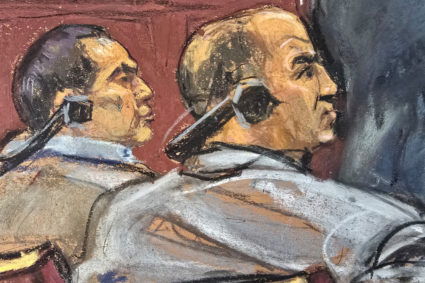 Rafat Amirov and Polad Omarev appear in court in New York