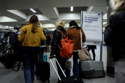 Heathrow Airport closed by fire at power station