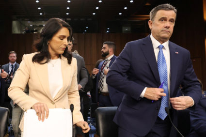 U.S. security chiefs testify on worldwide threats, in Washington