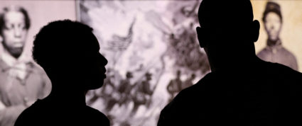 FILE PHOTO: Visitors attend the Smithsonian's National Museum of African American History and Culture in Washington
