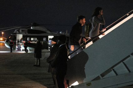 Vances travel to Greenland