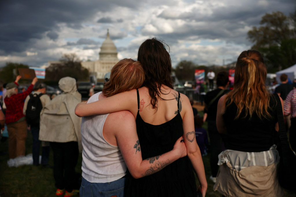 Transgender Day of Visibility rally in Washington