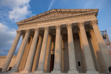 FILE PHOTO: A view of the U.S. Supreme Court in Washington