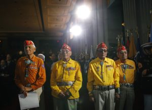 Code Talkers listen to Obama speak at tribal nations conference in Washington