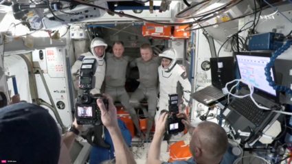 NASA astronauts Butch Wilmore and Suni Williams begin their return to Earth