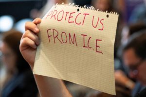 Campus protest at the University of Washington