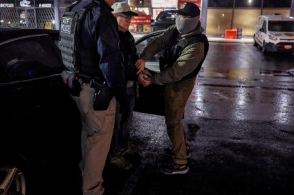 FILE PHOTO: The Wider Image: Inside Trump's immigration crackdown as net widens