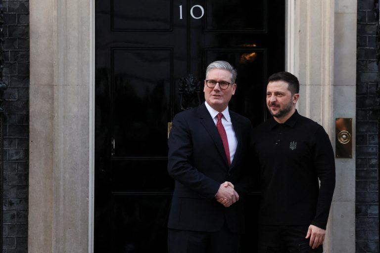 British PM Keir Starmer meets Ukrainian President Volodymyr Zelenskiy in London