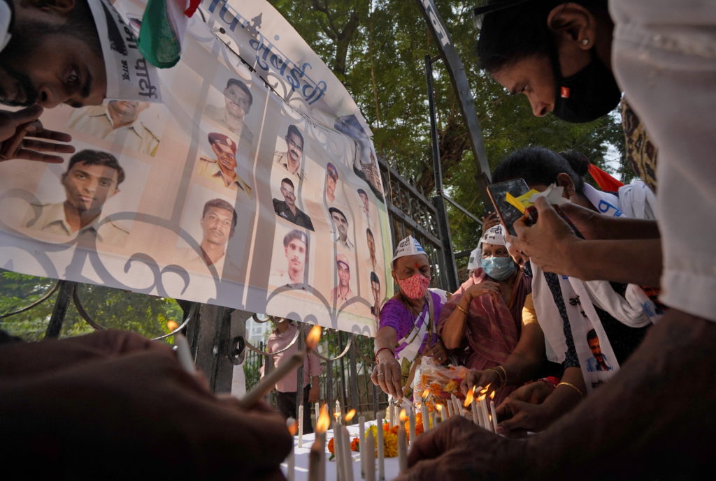 13th anniversary of the November 26, 2008 Mumbai terror attacks, in Mumbai