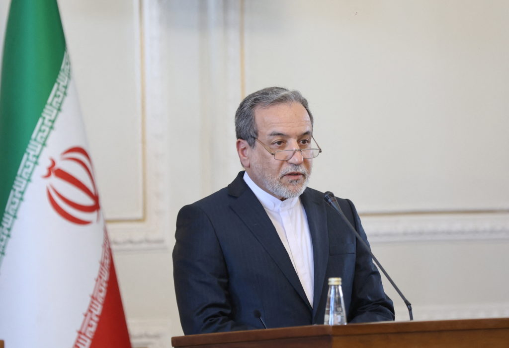 Russia's Foreign Minister Sergei Lavrov meets with Iranian Foreign Minister Abbas Araghchi in Tehran