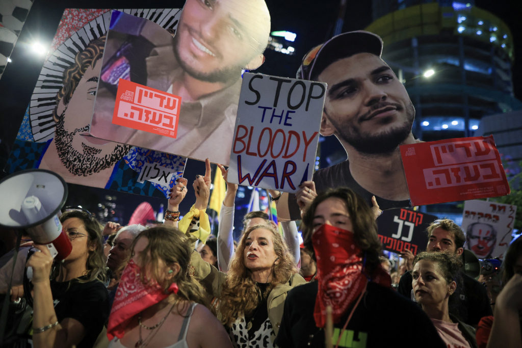 Protest against Israeli government and its head Prime Minister Benjamin Netanyahu and to demand the release of all hostage...