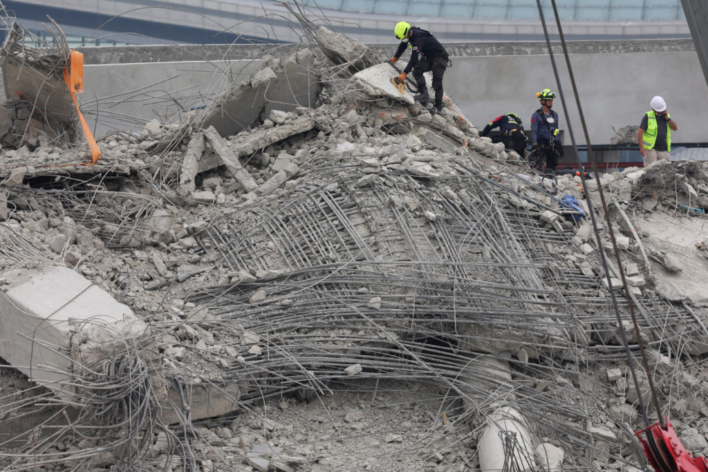 Aftermath of a strong earthquake in Bangkok