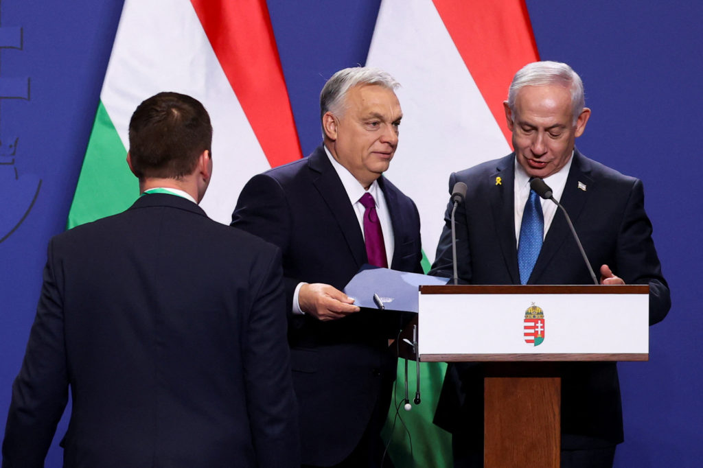 Israeli Prime Minister Benjamin Netanyahu visits Hungary