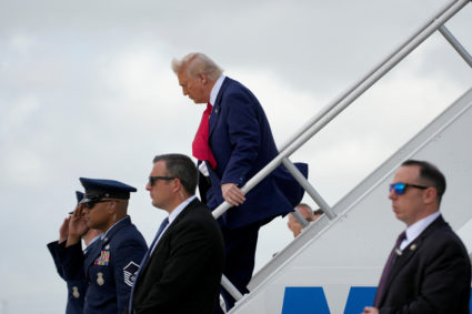 U.S. President Trump travels to Florida