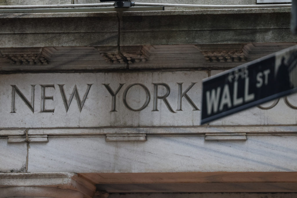 NYSE Wall Street entrance in New York