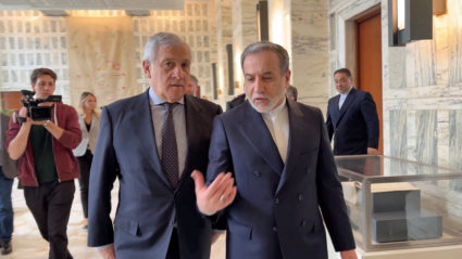 Italian Foreign Minister Tajani meets Iranian Foreign Minister Araqchi in Rome