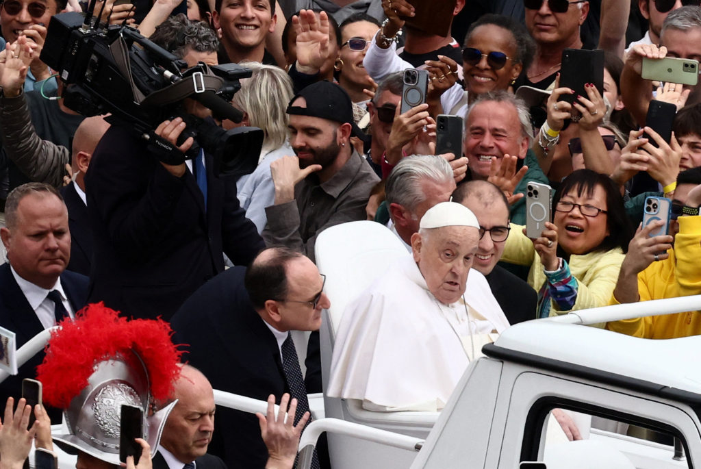 Easter Sunday at St. Peter's Square at the Vatican