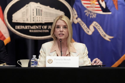 U.S. Attorney General Pam Bondi hosts Eradicating Anti-Christian Bias Task Force meeting, in Washington