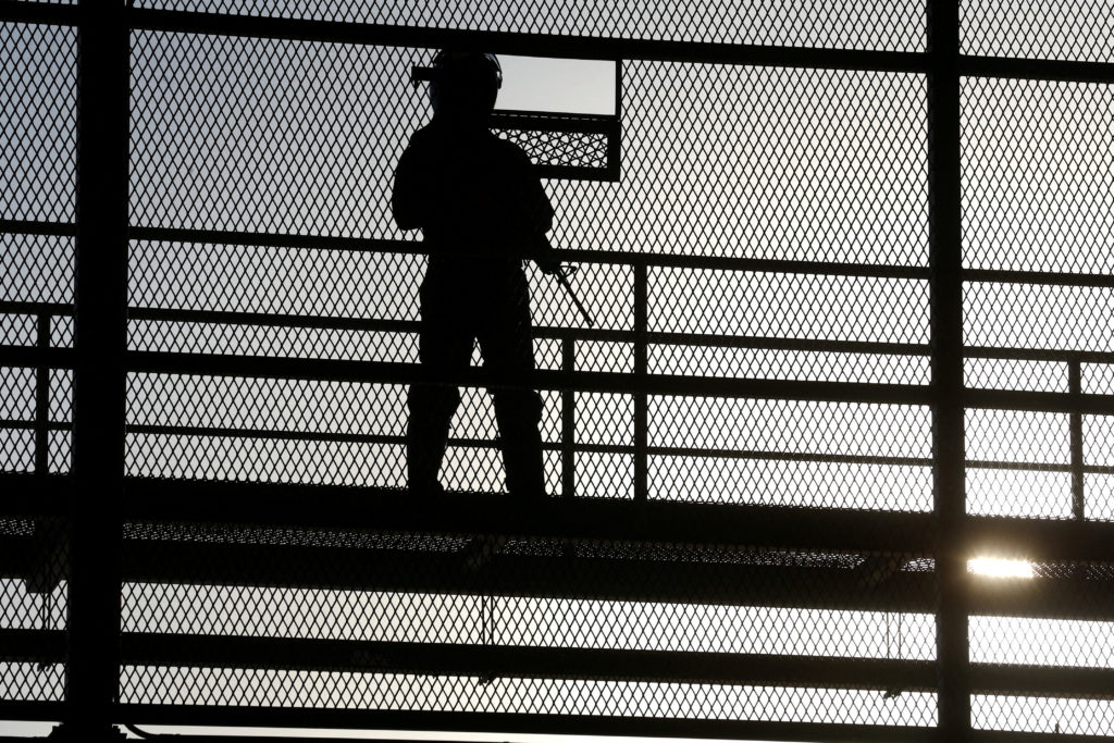 FILE PHOTO: Media tour at CECOT prison in Tecoluca