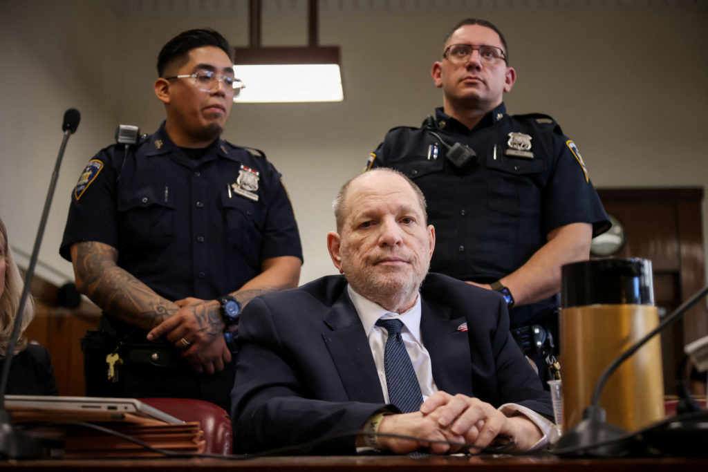Weinstein appears at Manhattan Criminal Court for his rape and sexual assault trial in New York City