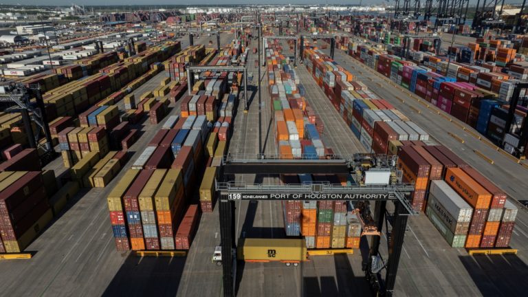 Bayport Container Terminal in Seabrook, Texas