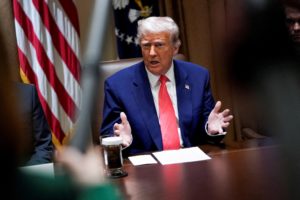 U.S. President Trump holds a cabinet meeting at the White House
