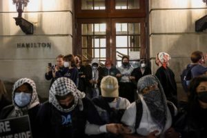 Protests continue on Columbia University campus in support of Palestinians