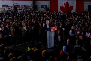 Canada’s Prime Minister Carney campaigns in Mississauga, Ontario
