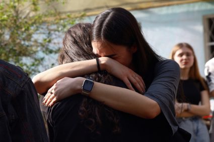 Aftermath of a Russian missile attack in Kyiv