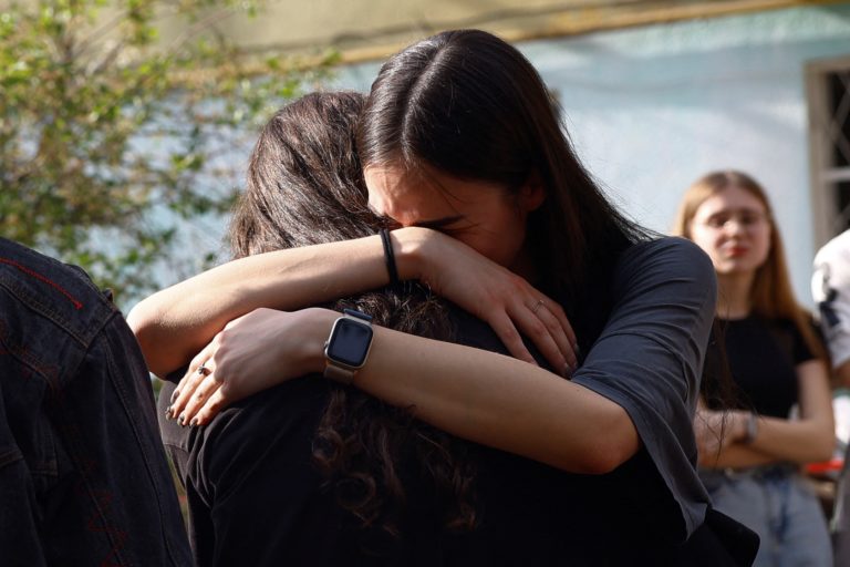 Aftermath of a Russian missile attack in Kyiv