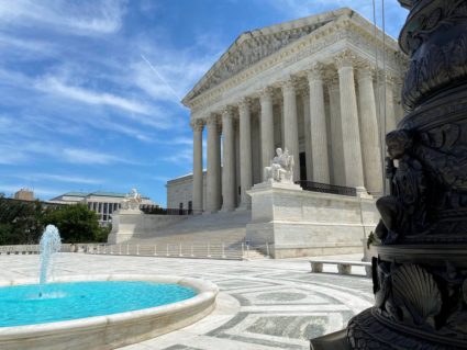 The U.S. Supreme Court building in Washington
